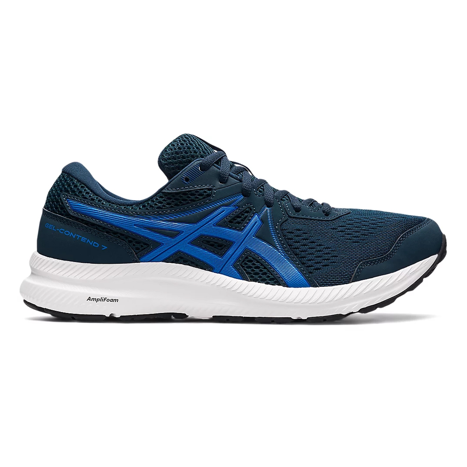 Asics Gel-Contend 7 Mens Running Shoes: French Blue/Electric Blue ...