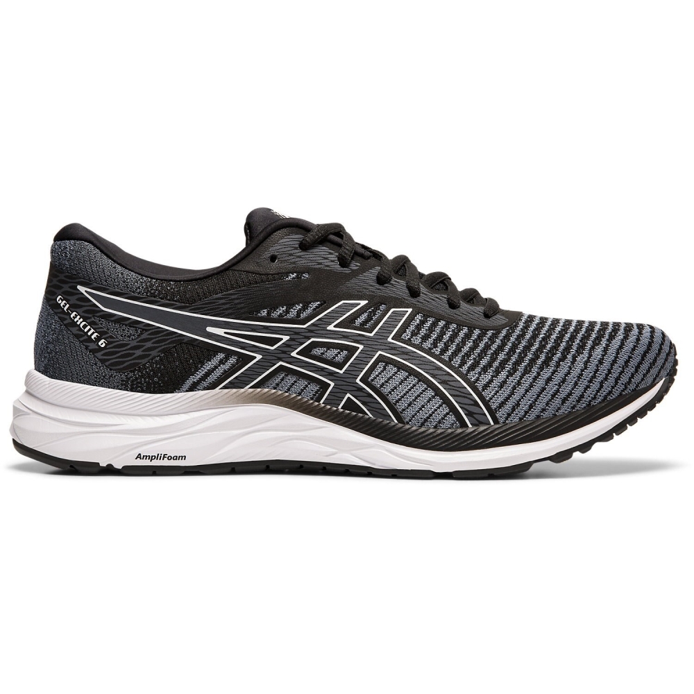 Asics Gel-Excite 6 Twist Mens Running Shoes: Black/White | Mike Pawley ...