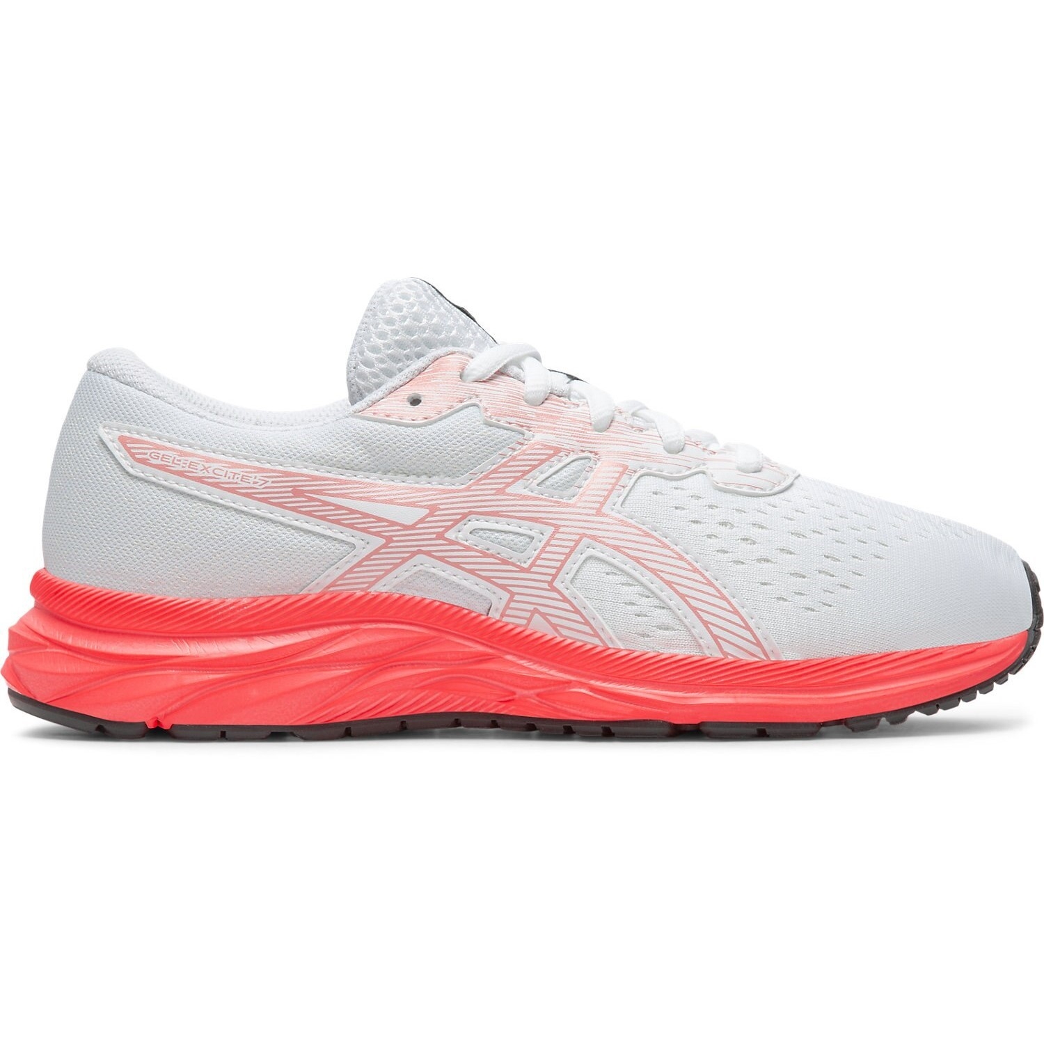 Asics Gel-Excite 7 GS Girls Running Shoes: White/Rose Gold | Mike Pawley  Sports