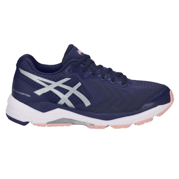 Asics Gel-Foundation 13 (D) Wide Womens Running Shoes: Indigo Blue/Silver:  US 11 | Mike Pawley Sports