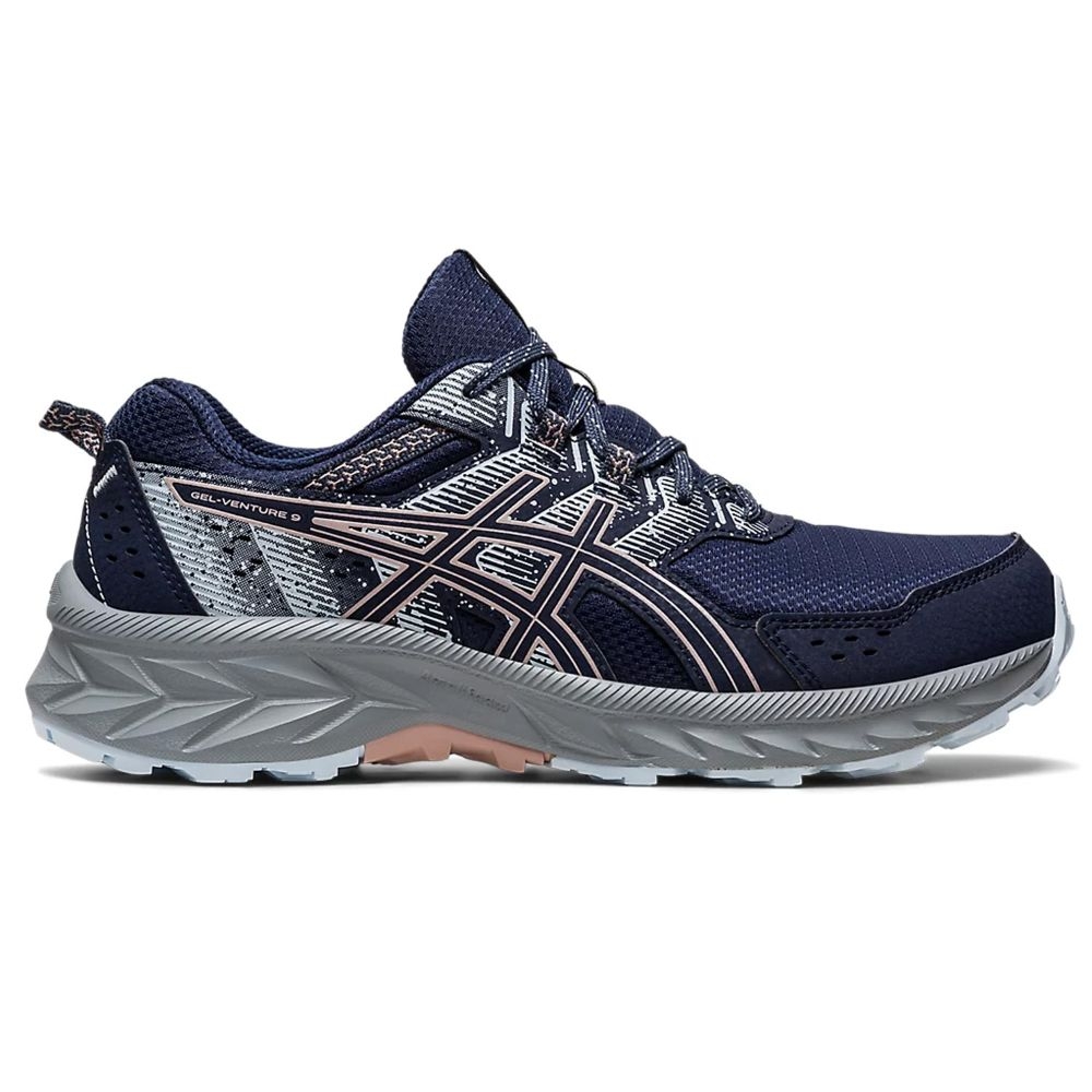 Asics Gel-Venture 9 Womens Trail Shoes: Midnight/Fawn | Mike Pawley Sports