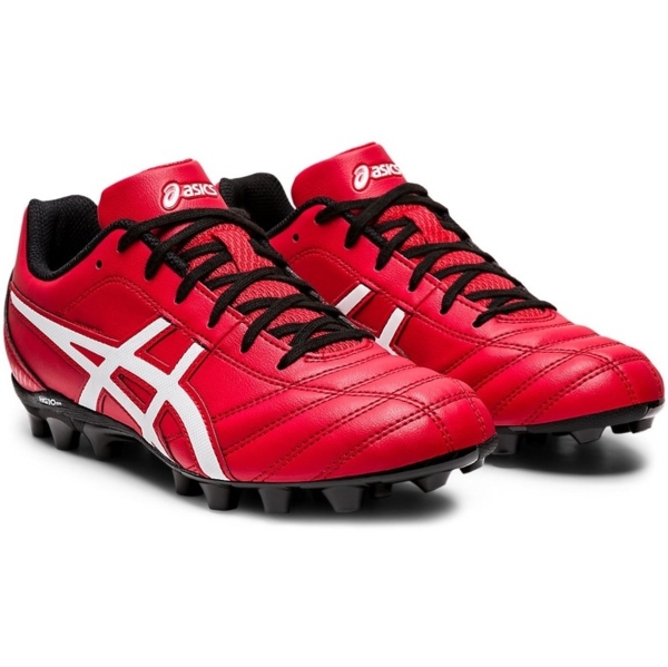 Asics JNR Lethal Flash GS Football Boots: Classic Red/White | Mike Pawley Sports