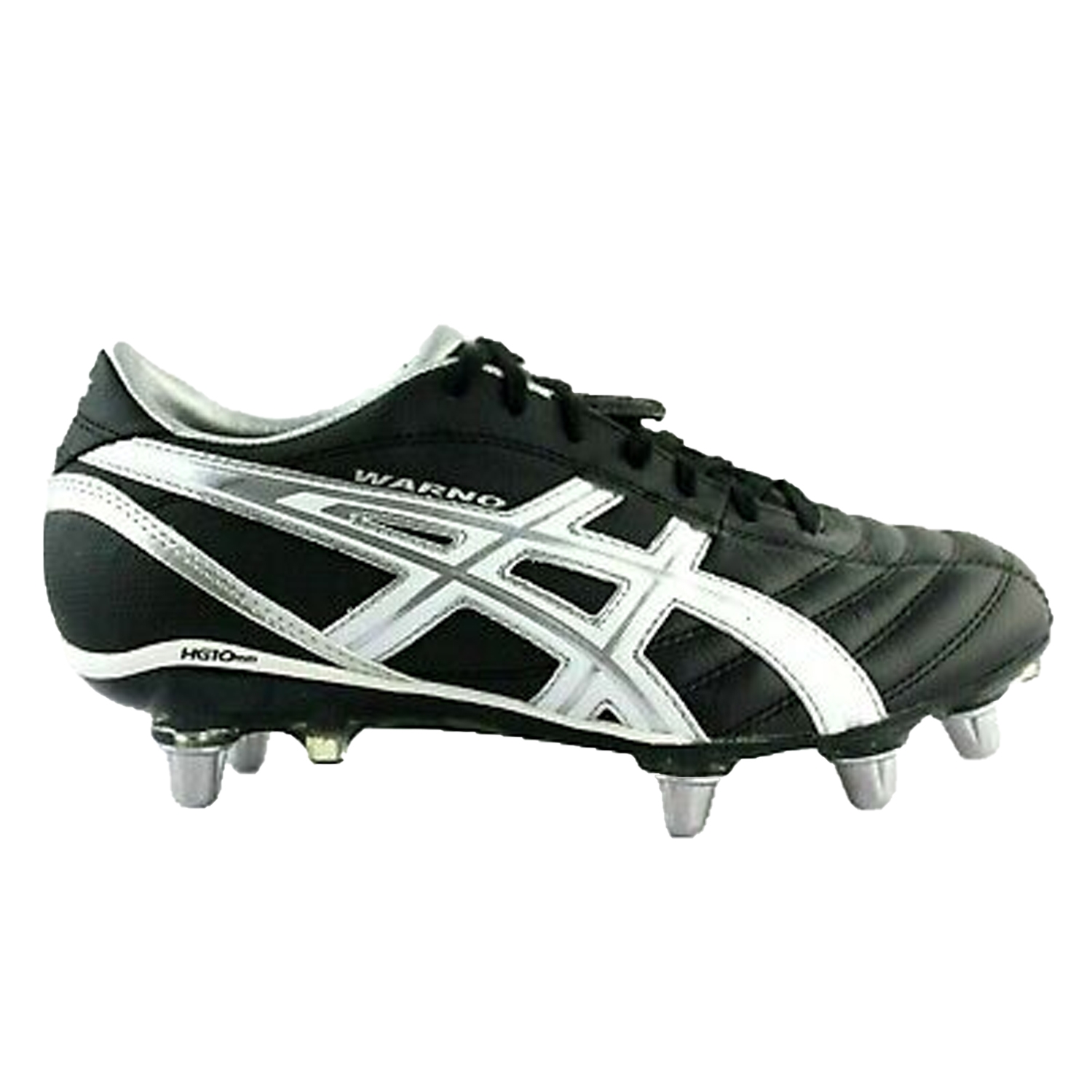 Asics SNR Lethal Warno ST2 Football Boots: Black/White/Silver | Mike ...