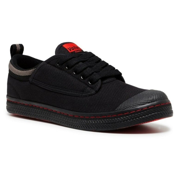 Assimilate further Greenland Dunlop Volley Classic Canvas Sneakers: Black | Mike Pawley Sports