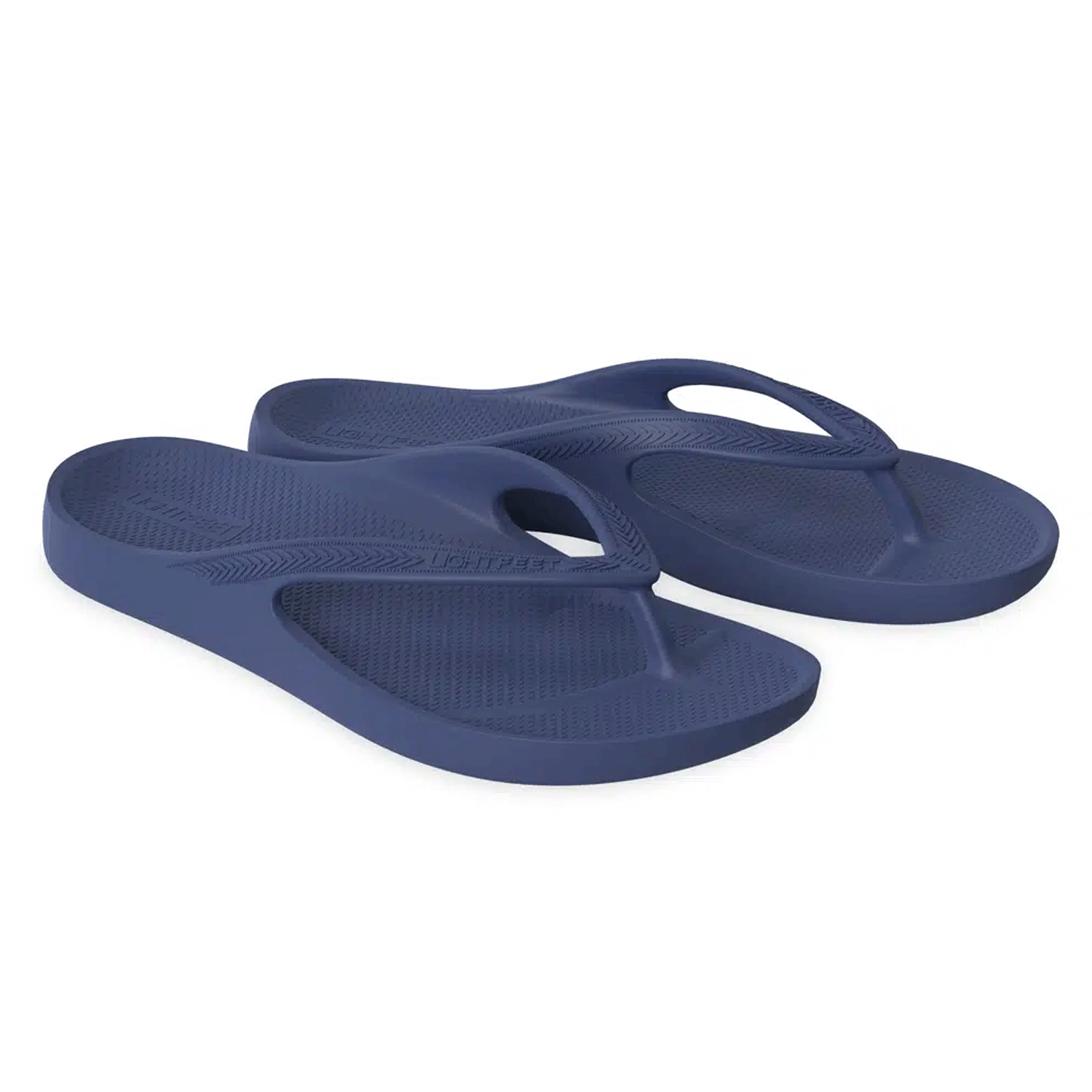 Lightfeet Revive Arch Support Thongs: Navy | Mike Pawley Sports