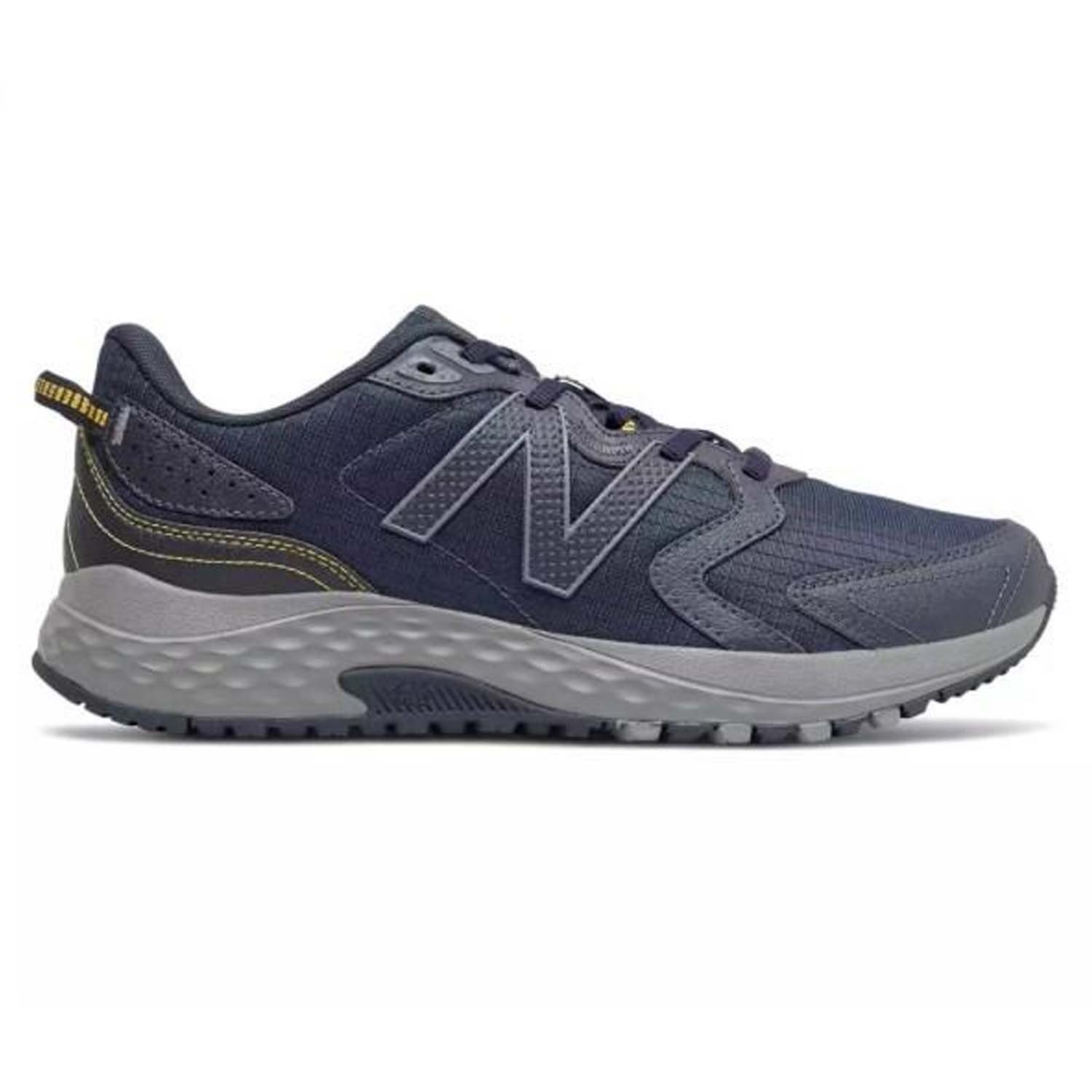 New Balance MT410 v7 (2E) Wide Mens Trail Running Shoes: Navy/Harvest ...