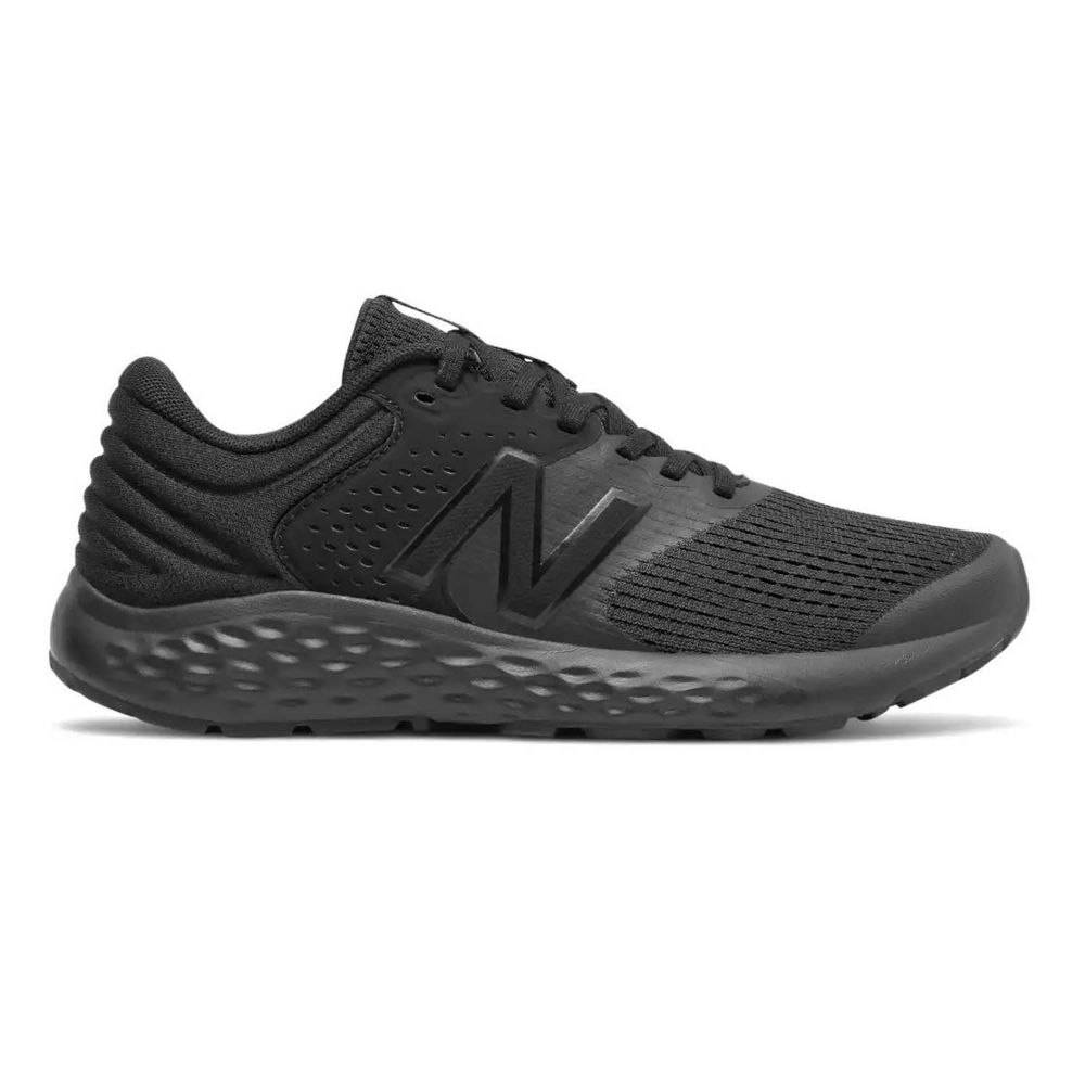 New Balance W520 v7 (D) Wide Womens Running Shoes: Black | Mike Pawley ...
