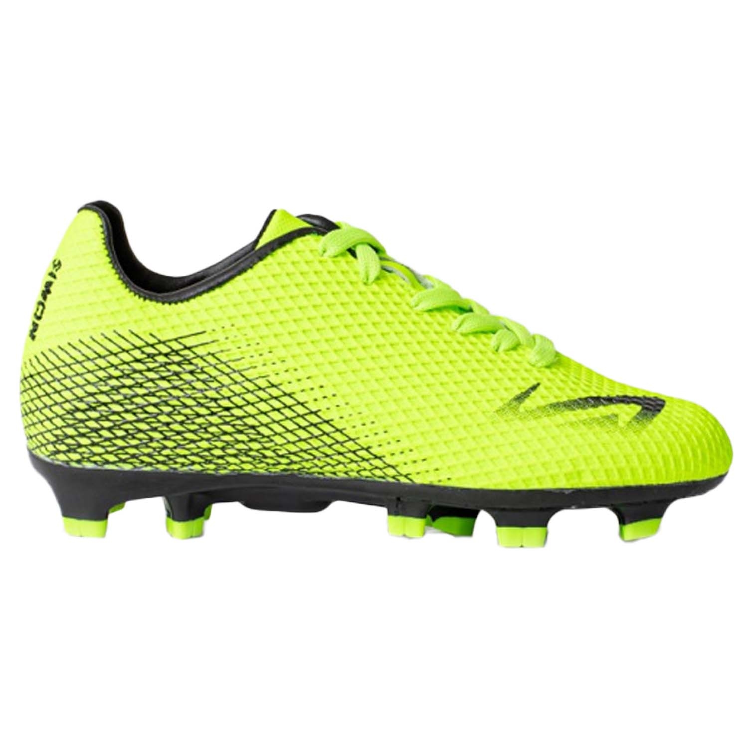Nomis JNR Magnet FG Football Boots: Fluro Lime/Black | Mike Pawley Sports