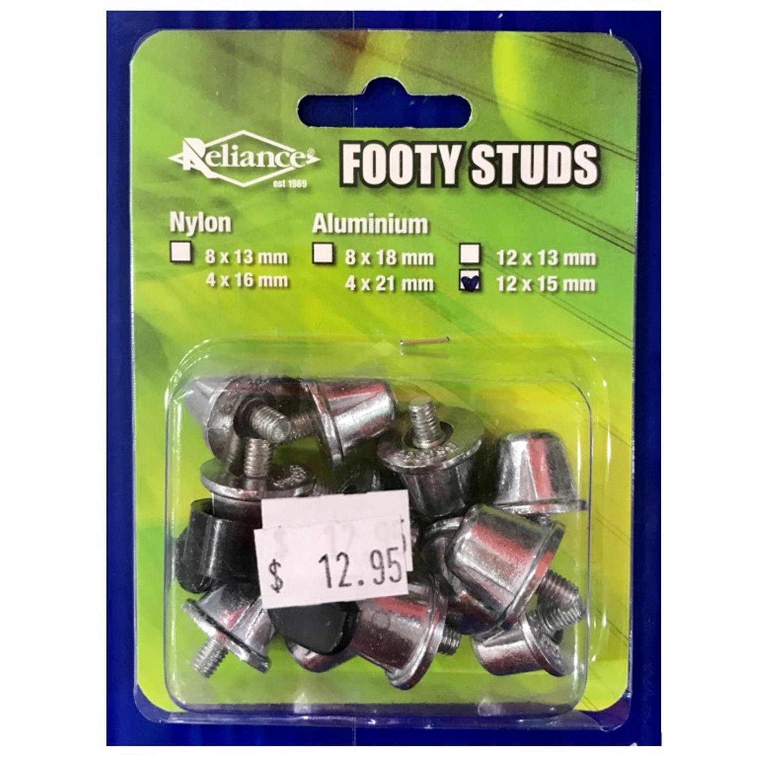 Replacement Football Boot Studs Pack of 12 Metal
