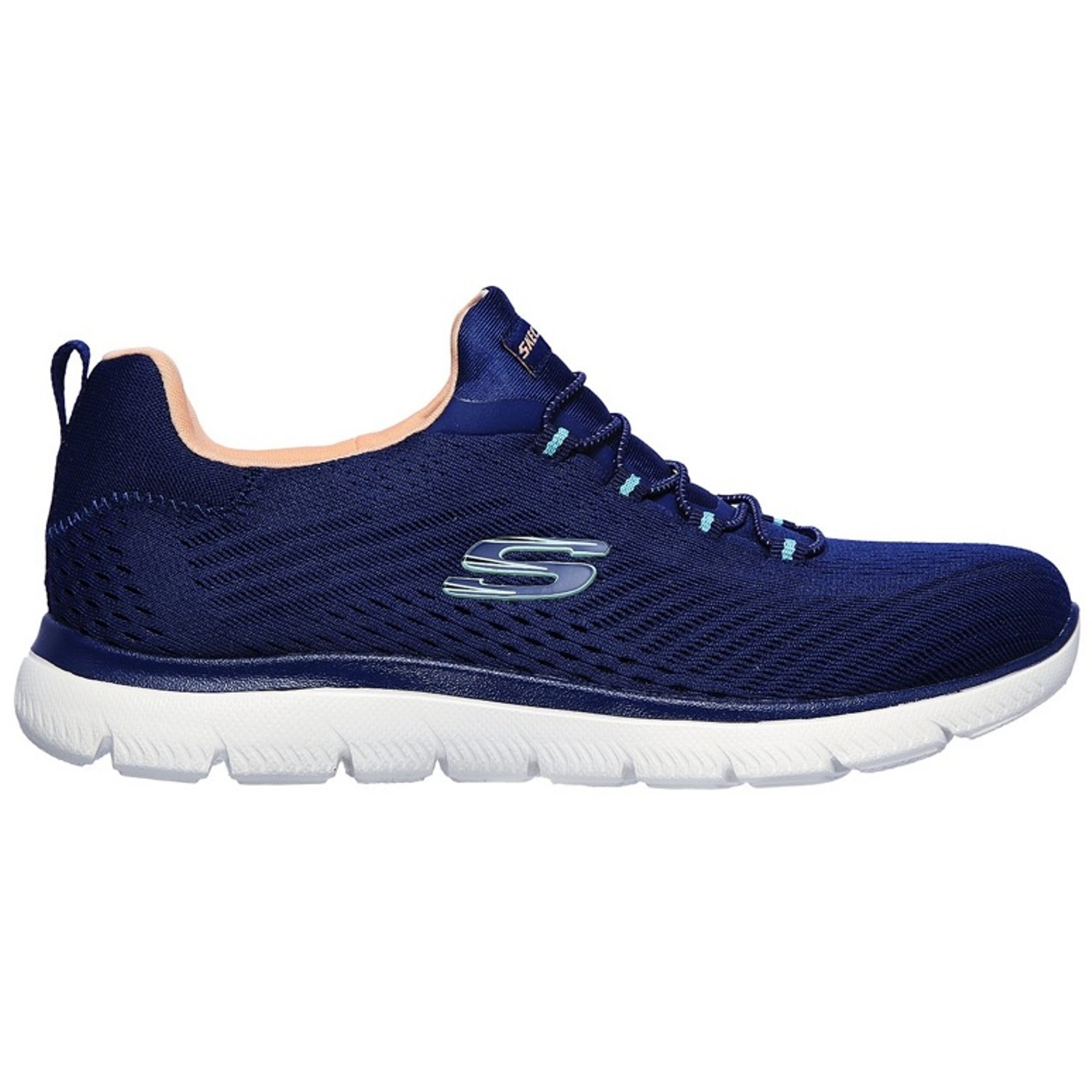 skechers womens navy shoes